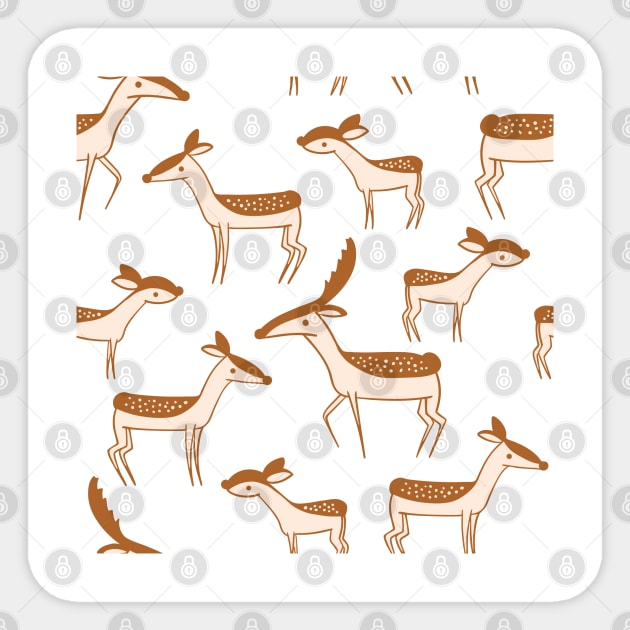 Deers Sticker by Podycust168